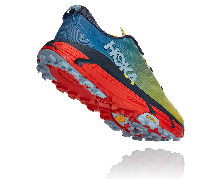 Hoka One One Trailove Tenisky Panske Modre - Mafate Speed 3 - 47380-YIEZ